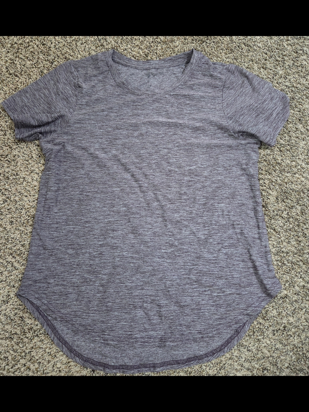 Traj3ctoryWomen’s Heathered Purple Short Sleeve Tee